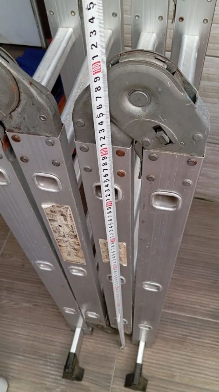 Escada articulada com plataforma Mor 3*4 - Foto 5