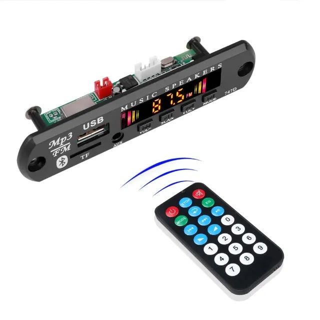 Placa Decodificador Usb iPhone Android Mp3 Fm Aux Bluetooth - Foto 2
