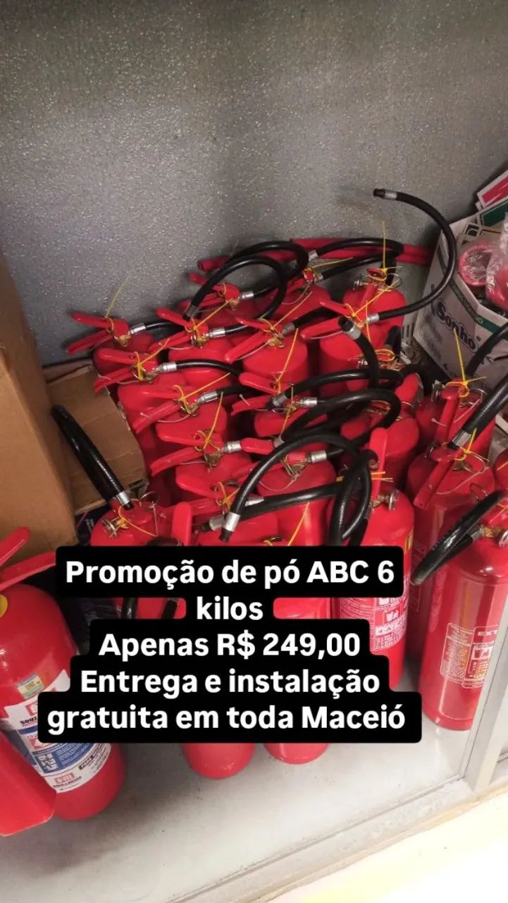 Pó químico ABC 6 kilos