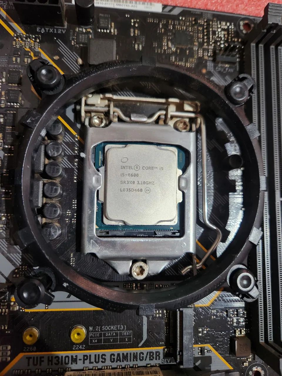 Kit Intel Core i5-8600 + ASUS TUF H310M-PLUS GAMING/BR - Foto 3