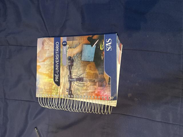 Livros didáticos do SAS , um dos melhores do Brasil