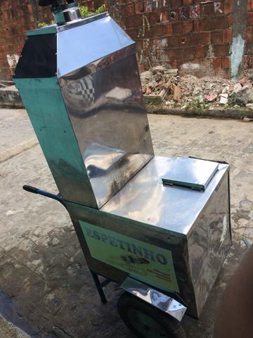 Carrinho de espetinho inox interessado valor negociável - Foto 4