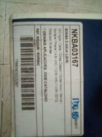 Bomba D'água - Chevrolet