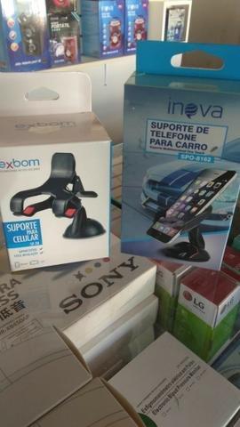 Suportes articulados veicular para celular e GPS (entrega grátis)