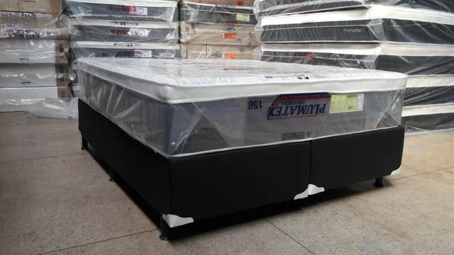 Cama plumatex queen size 1ª linha/ topissima/ apenas 1599 a vista