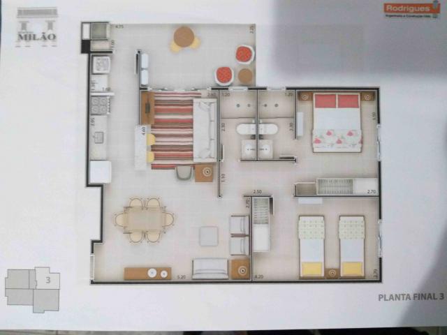 Apartamento à venda com 2 dormitórios em Itaguá, Ubatuba cod:9050 - Foto 5