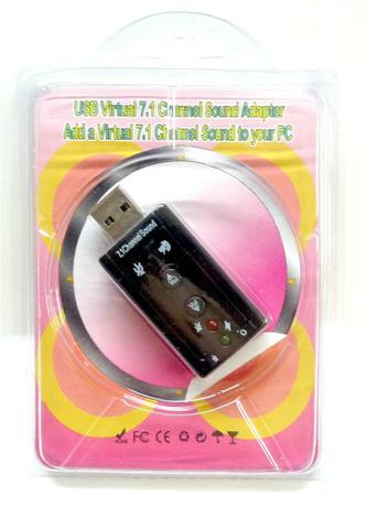 Placa de som USB. Adaptador de fone de ouvido (Áudio Micro) - Foto 3