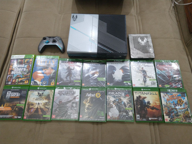 Xbon one halo edition + jogos - Foto 2