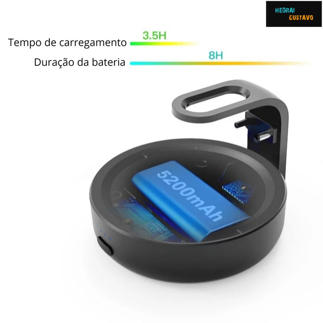 Base com bateria para Echo Dot Amazon Alexa Branco - Foto 4
