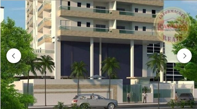 Apartamento com 2 dormitórios à venda, 70 m² por R$ 350.000 - Mirim - Praia Grande/SP - Foto 2