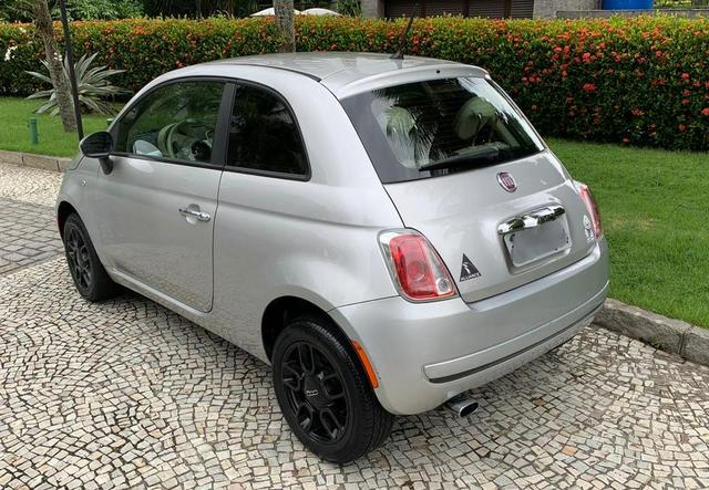 Fiat 500 cult 2012 mecânico flex prata 2020 pago oportunidade - Foto 4