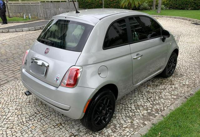 Fiat 500 cult 2012 mecânico flex prata 2020 pago oportunidade - Foto 3