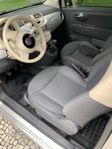 Fiat 500 cult 2012 mecânico flex prata 2020 pago oportunidade - Foto 5