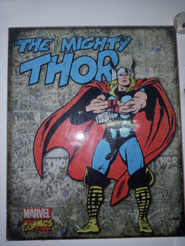 Quadro decorativo vintage Thor