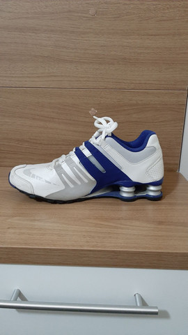Nike Shock azul e branco - Foto 2