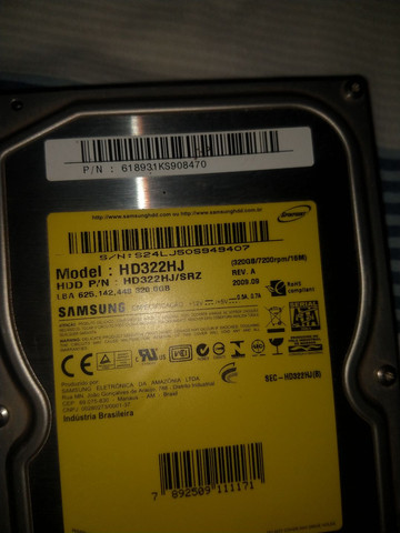 2 HD Samsung 320 GB cada