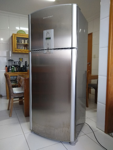 Refrigerador Brastemp Frost Free Duplex Ative Brm47b Inox