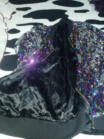 jaqueta paete colorida