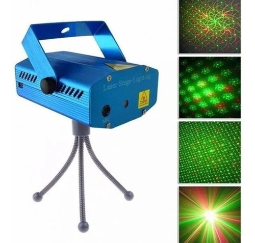 Mini Projetor Led Canhão Laser Com Efeitos Festas