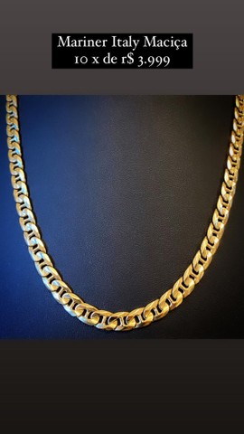 Corrente em ouro 18k Mariner 66 gramas  - Foto 4