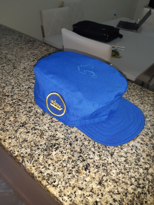 Gorro azul e camuflado  - Foto 2