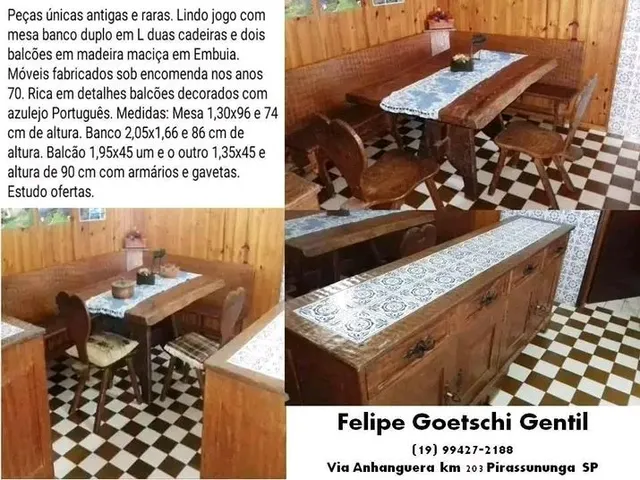 Jogo de mesa antigo  +631 anúncios na OLX Brasil