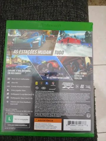 Forza Horizon 4 Ed. Especial + Bone Xbox One Mídia Física