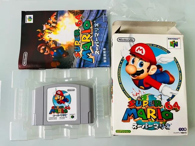 Jogo Super Mário 64 Nintendo 64 Original na Caixa - Videogames - Jardim  Stella, Santo André 1243700270