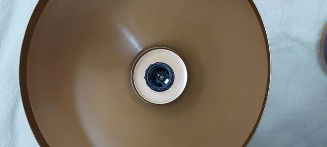 Duas luminárias rosê  250,00 - Foto 5