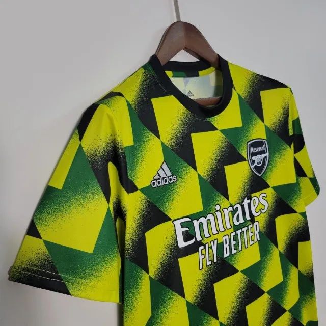 Camisa Arsenal Pré Jogo 22-23 - Foto 3