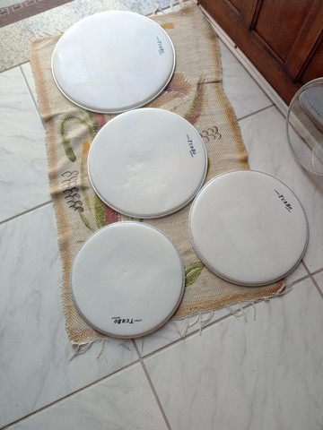 Combo de Peles de Bateria Turbo - Foto 2