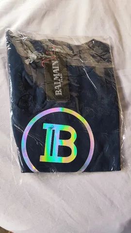 Camisa Balmain G azul peruana