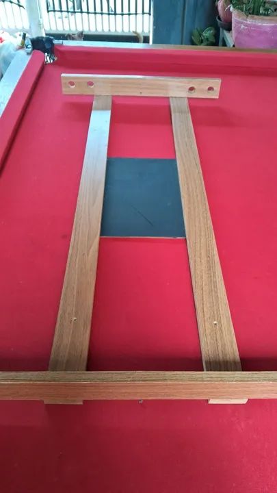 Rack de parede para sinuca