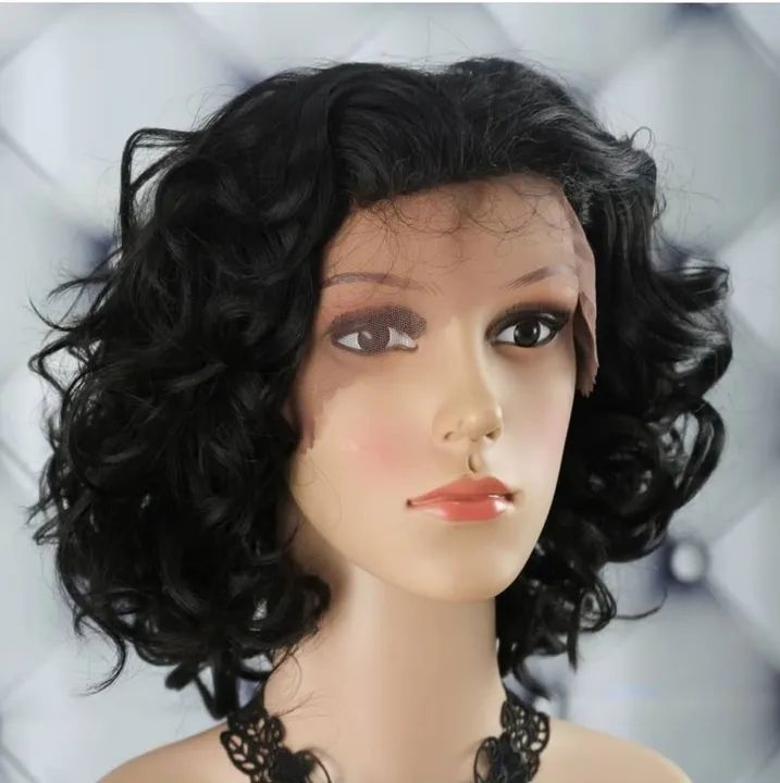 Peruca Lace Front Preta 1B - Foto 2