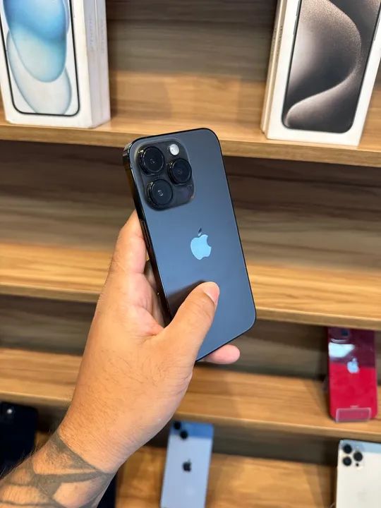 ? IPhone 14 Pro 128gb Preto / impecável  - Foto 2