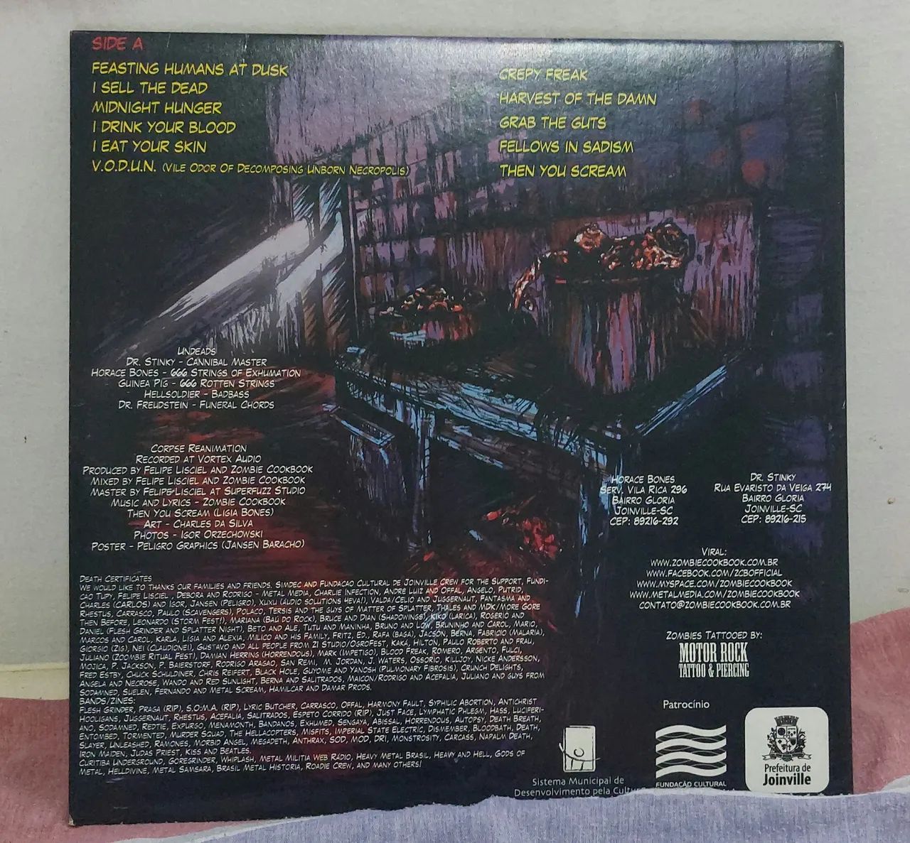 Zombie Cook book LP death metal - Foto 2