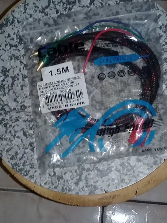 cabo hdmi macho x cabo rca com 3 pinos 1,5 mt - Foto 4