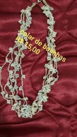 4 colares de biju novos - Foto 3