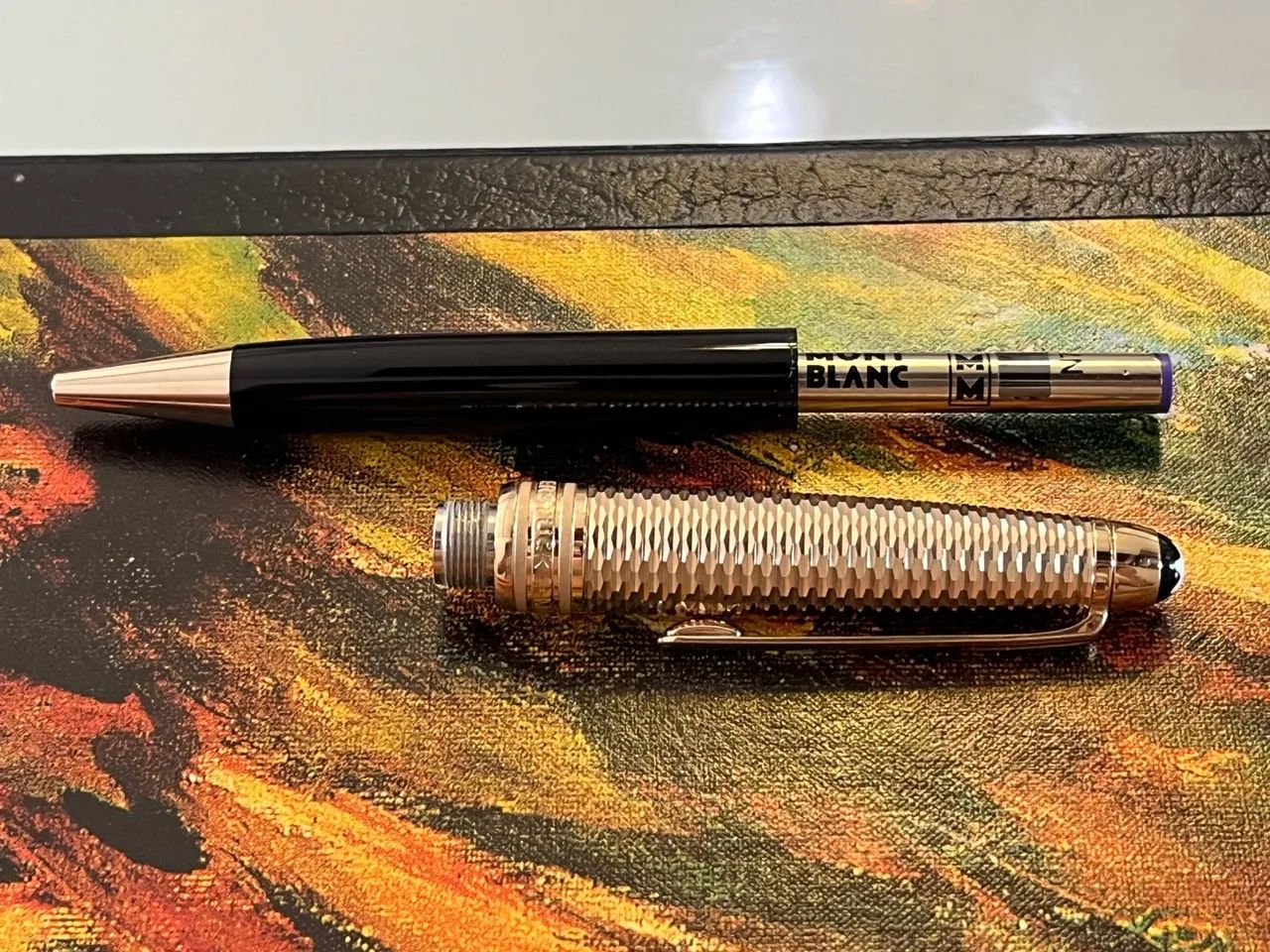 Caneta Esferográfica Montblanc Geometric - Impecável!  - Foto 3