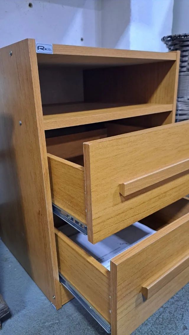 Mesa de Cabeceira 2 Gavetas. São Produtos Novos Direto da Fábrica P/Sua Casa. - Foto 5