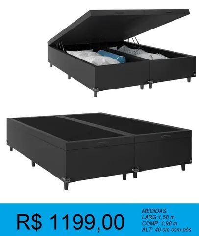 Base box bau queen - parcelamos sem juros