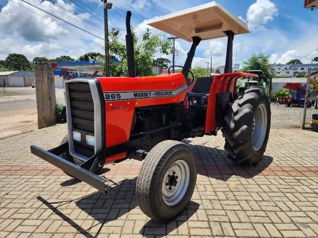 Trator Agrícola MF Massey Ferguson 265 4x2, Ano 1986, 5800 horas, Eixo Baixo - Foto 5
