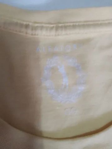 Camiseta ALEATÓRY. GG. Amarela original - Foto 2