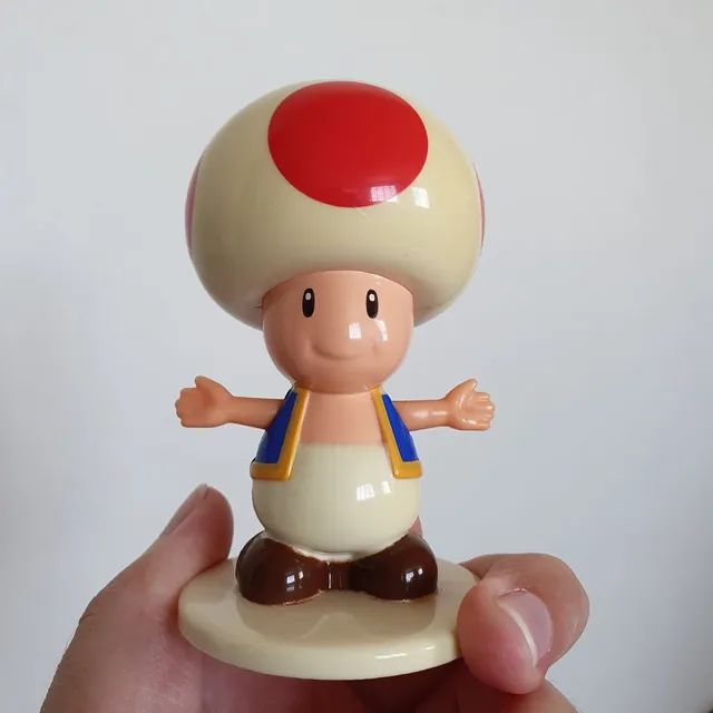 3 Bonecos Super Mario World Nintendo Yoshi e Toad McDonald's - Foto 4