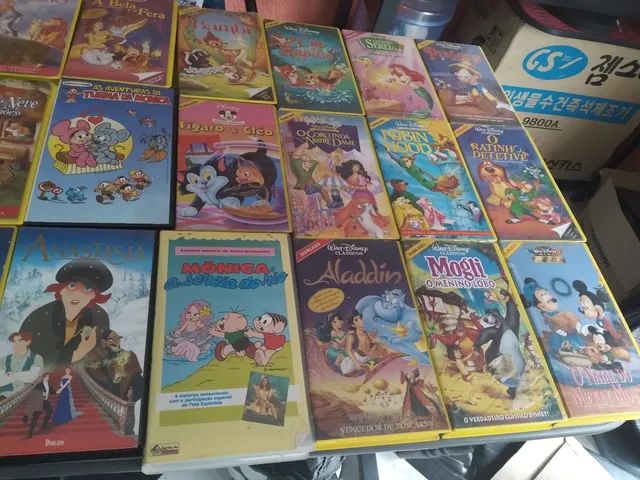 26 fitas de desenhos em VHS 64860944577538123