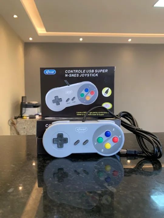 Controle Super Nitendo USB, N-SNES JOYSTICK. - Foto 4