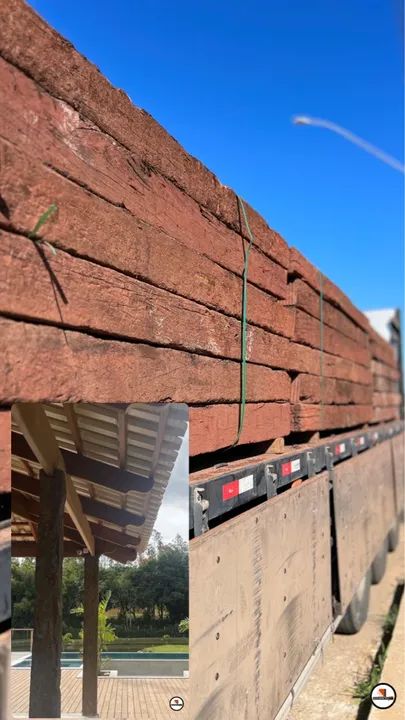 Dormente de madeira SELECIONADOS (PRONTA-ENTREGA)