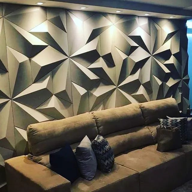 Aplicação de placas de gesso 3D  - Foto 5