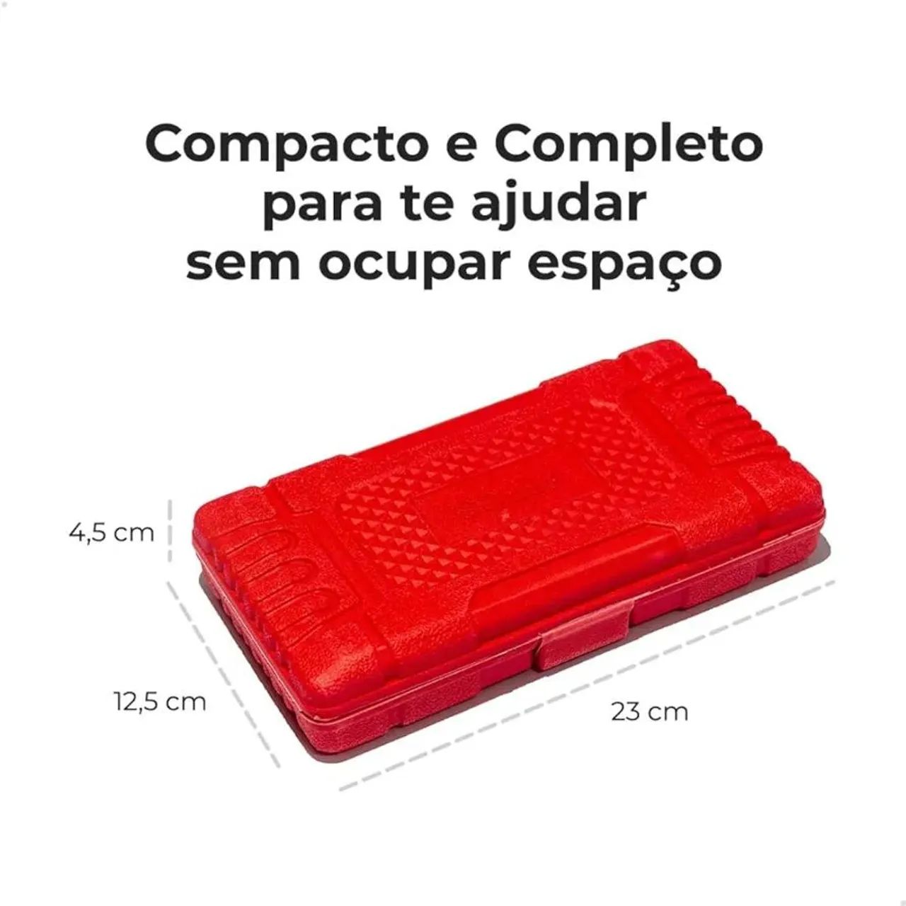 Jogo de Chaves de Fenda e Soquetes 46 Peças - Foto 6