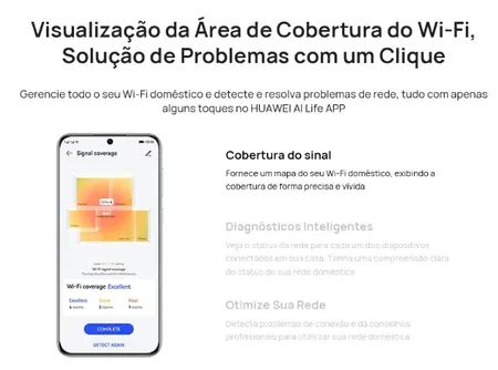 Roteador HUAWEI AX2S, Wi-Fi 6 5 e 2.4 GHz, 4 Antenas, Rede Mesh, Wi-Fi com mapa de calor - Foto 4